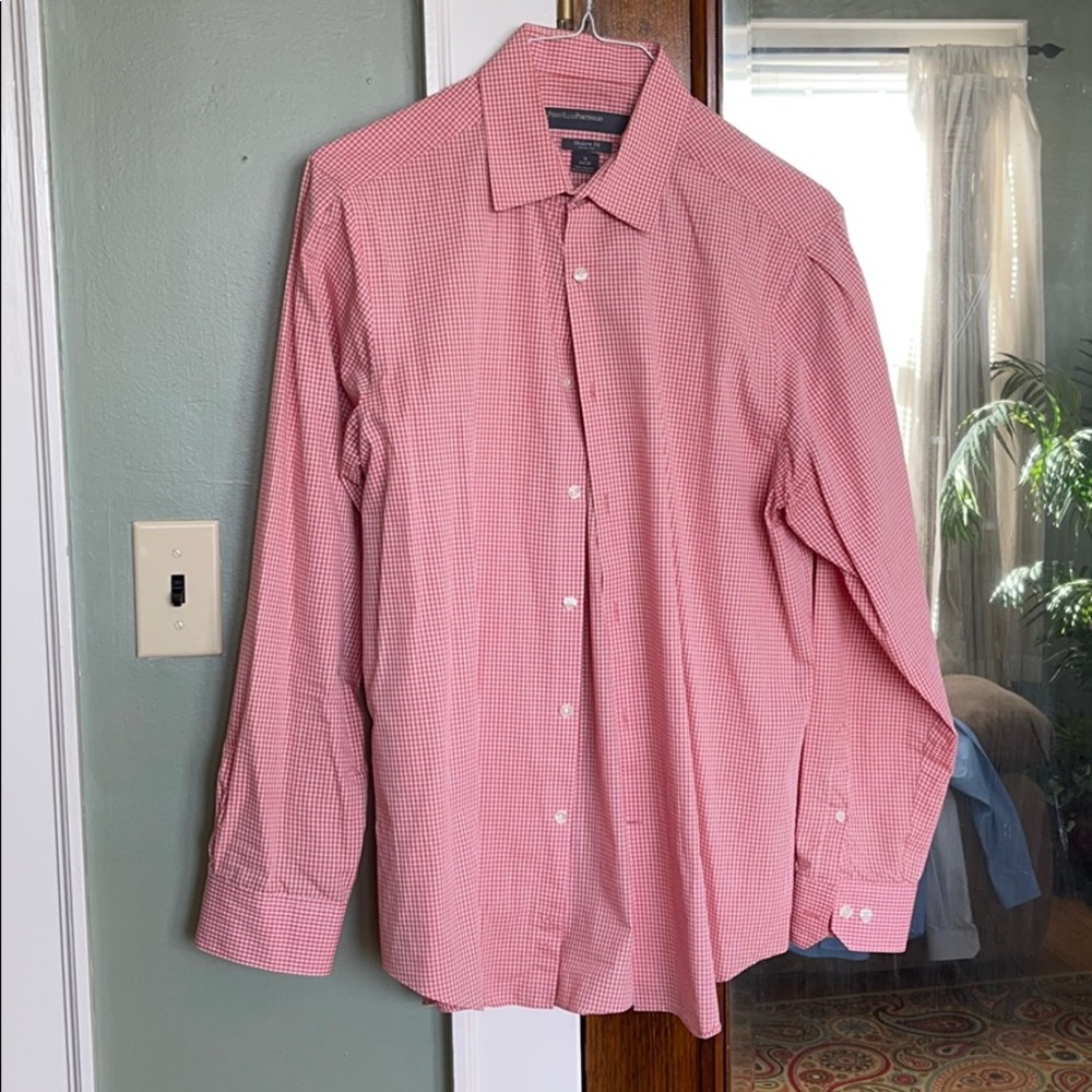 Orange Men’s Dress Shirt 16 | 34/35 Modern Fit